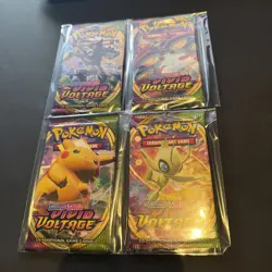 Pokemon Vivid Voltage Booster Packs (X4) - Full Art Set Designs - New & Sealed - Image 1