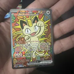 Meowth EX 121/088 ME03: Perfect Order Pokemon TCG Special Illustration Rare - Image 1