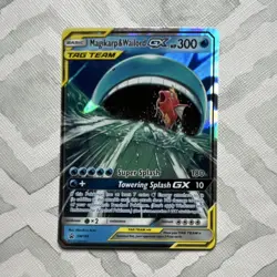Magikarp & Wailord GX SM166 Promo TAG TEAM GX Holo 300 HP English 2019 - Image 1