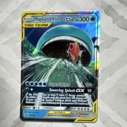 Magikarp & Wailord GX SM166 Promo TAG TEAM GX Holo 300 HP English 2019 - Image 3