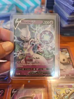 Pokemon TCG Mew, Mewtwo, Mimikyu, Unown 8 Card V AND VMAX CARD LOT - Image 4