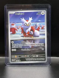 Pokemon TCG Delibird 152/132 Mega Evolution Holo 2025 NM - Image 1