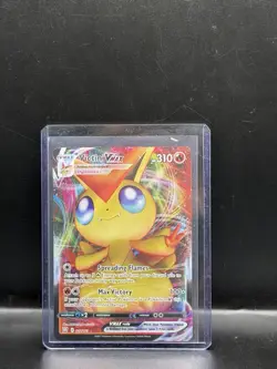 Pokemon Victini VMAX Full Art Ultra Rare Holo Swsh05 022/163 HP 310 Vmax - Image 1