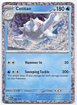 Pokemon TCG Cetitan 005/015 Holo McDonald's 2023 NM - Image 1