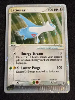 Nintendo Pokemon TCG Latios ex 94/97 EX Dragon 2003 Holo Rare LP - Image 1