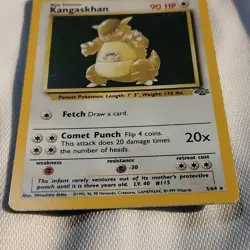 Wizards Kangaskhan 5/64 Jungle Unlimited Holo Rare 90 HP ENG 1999 - Image 2