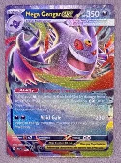 Pokemon TCG Mega Gengar EX 073 Black Star Promo Mega Moonlit Tin - Image 1