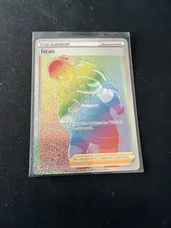 Pokemon TCG Iscan 207/196 Lost Origin Full Art Trainer Rainbow Secret Rare - Image 1