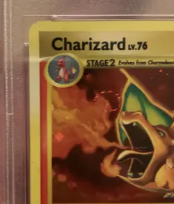 Pokemon Card CHARIZARD Holo PSA 7 SWIRL Diamond & Pearl Stormfront 103/100 2008 - Image 3
