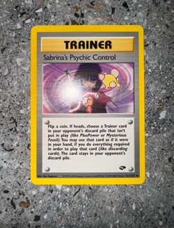 Pokemon TCG Cards Sabrina's Psychic Control 121/132 Gym Challenge Uncommon NM-M - Image 3