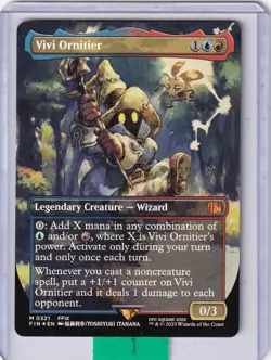 Vivi Ornitier (#321) Borderless Foil * Final Fantasy MTG - Image 1