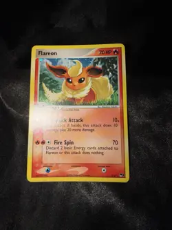 Pokemon Flareon 2/17 POP Series 3 Rare 70 HP Card 2006 English - Image 2