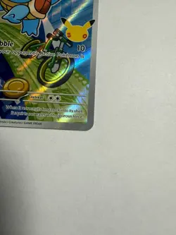 Pokemon Squirtle 30th anniversary gen 1 first partner black star promo 39 NM - Image 3