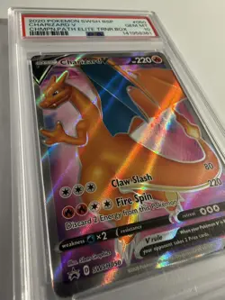 2020 POKEMON SWSH BSP CHARIZARD V #050 CHMP. PATH ELITE TRNR BOX PSA GEM MT 10 - Image 3
