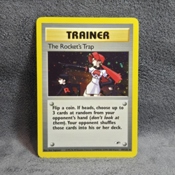 Pokemon Team Rocket The Rocket's Trap 19/82 Trainer Uncommon Unlimited - Image 1