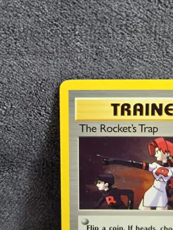 Pokemon Team Rocket The Rocket's Trap 19/82 Trainer Uncommon Unlimited - Image 3