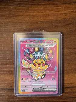 Pokemon TCG Pikachu ex 277/217 Ascended Heroes Special Illustration Rare NM SIR - Image 1