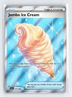 Jumbo Ice Cream Trainer Pokemon Chaos Rising 109/086 - Image 1