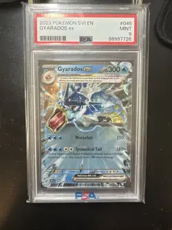 2023 Pokemon Scarlet & Violet #045 - Gyarados ex - PSA 9 PSA 9 AH - Image 1