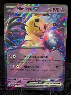Pokemon Mimikyu EX Journey Together 069/159 Double Rare Holo NM - Image 1