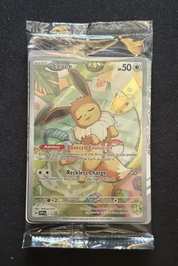 Eevee PROMO SVP 173 Prismatic Evolutions ETB SEALED Card Pokemon TCG Near Mint - Image 1