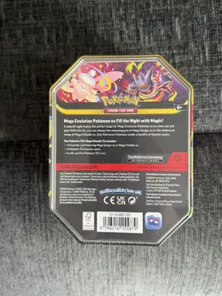 EARLY RELEASE IN HAND Pokemon TCG: Mega Moonlit Tin - Mega Gengar ex - Sealed - Image 2