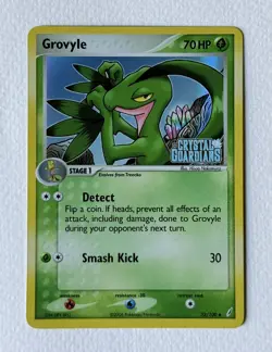 Pokemon Grovyle 32/100 EX Crystal Guardians STAMPED Reverse Holo Uncommon Eng - Image 1