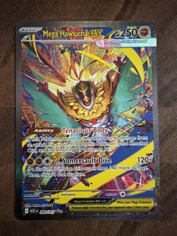 Pokemon Mega Hawlucha EX 283/217 Secret Rare Full Art Holo English 250 HP - Image 1