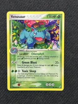 Venusaur 28/100 Crystal Guardians Holo Rare Pokemon Card - Image 1