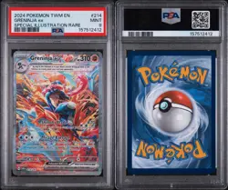 Greninja ex 2024 Pokemon Twilight #214 *Special Illustration Rare* Holo PSA 9 - Image 3
