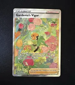 Pokemon Gardenia's Vigor GG61/GG70 Crown Zenith Galarian Gallery FA Holo UR EN - Image 1