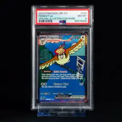 🔥 PSA 8 Pidgeot ex 225/197 OBF Special Illustration Rare Pokemon Card - Image 1