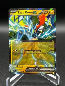 Tapu Koko Ex 51/159 Pokemon TCG S&V Journey Together Double Rare Holo NM - Image 1