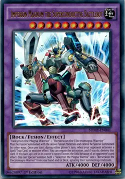 Yugioh Imperion Magnum the Superconductive Battlebot SDMY-EN041 1st Ed Ultra NM - Image 1