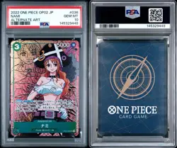 Nami (Alt Art) (JP) - One Piece: Paramount War - OP02-036 - SR - PSA 10 GEM MT - Image 3