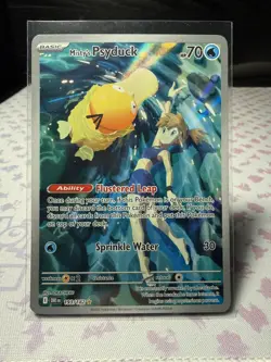 Misty’s Psyduck 193/182 SAR Destined Rivals Pokemon Card 2025 - NM+/M Full Art - Image 1