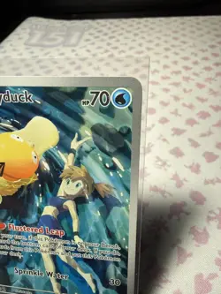 Misty’s Psyduck 193/182 SAR Destined Rivals Pokemon Card 2025 - NM+/M Full Art - Image 3