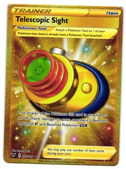 Pokemon TCG Telescopic Sight Vivid Voltage Holo Card 203/185 Secret Rare NM - Image 1