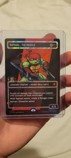 Raphael, the Muscle (0091) 8Bit Showcase Surge Foil Magic The Gathering TMNT - Image 4