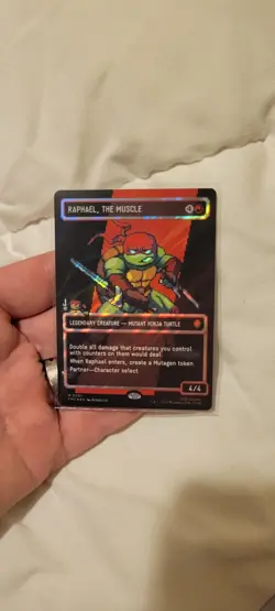 Raphael, the Muscle (0091) 8Bit Showcase Surge Foil Magic The Gathering TMNT - Image 5