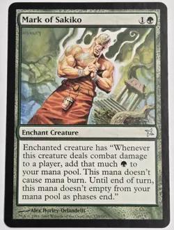 Mark of Sakiko Betrayers of Kamigawa Uncommon Magic The Gathering MTG 2005 TCG - Image 1