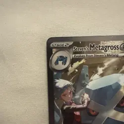 Pokemon TCG Steven's Metagross EX 289/219 Special Illustration Rare - Image 3