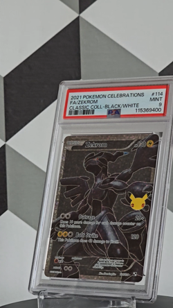 2021 POKEMON TCG - CELEBRATIONS CLASSIC COLLECTION #114 ZEKROM FA PSA 9 MINT 🔥 - Image 2