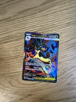 Pokemon TCG Mega Evolution Lucario EX 160/132 Full Art - Image 1