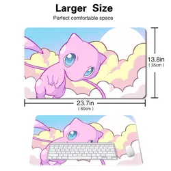 Pocket Monster57 - Board Game Pokemon Mew Playmat Games Mousepad Play Mat of TCG - Image 2