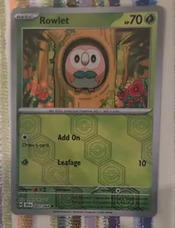 Rowlet 003/064 Sv: Shrouded Fable Reverse Holo Pokemon TCG - Image 1