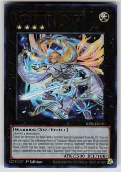Exosister Mikailis (Ultra Rare) Rarity Collection 5 RA05-EN050 NM Yu-Gi-Oh - Image 1