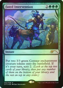 MTG Fated Intervention Foil ** Magic 2015 Clash Pack ** English - Image 1