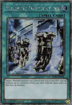 Yugioh Machine Duplication RA03-EN145 - Platinum Secret Rare - Image 1