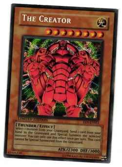 Yugioh the Creator EEN-ENSE2 Secret Rare Limited Edition VLP - Image 1